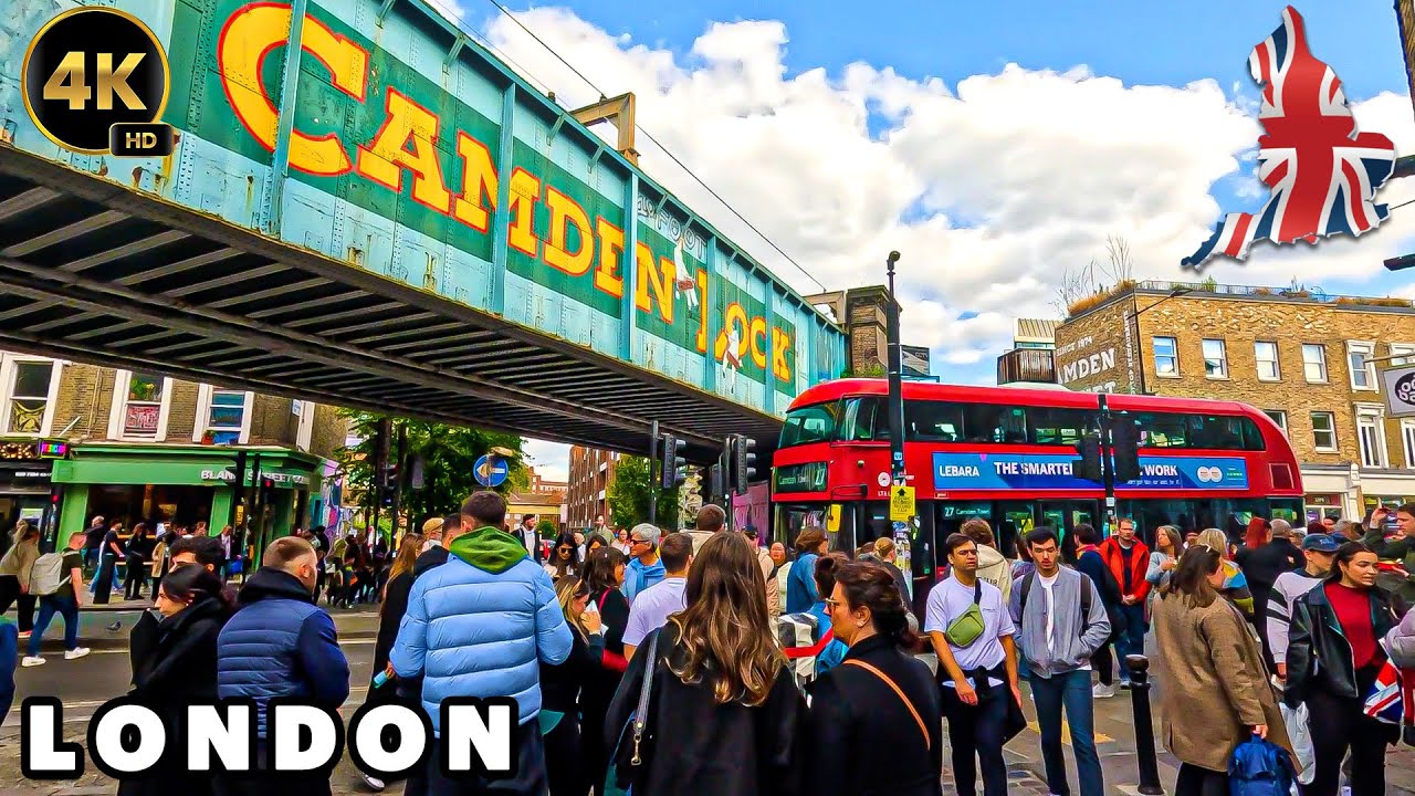 📍2024 Camden Market London 🇬🇧 Ultimate Camden Market Travel Guide Vlog | 4k HDR Video