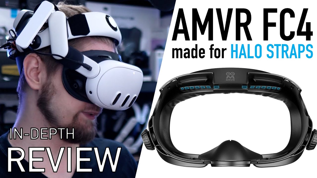 AMVR finally has a facial interface made specially for HALO straps! AMVR FC4 for Quest 3. Review