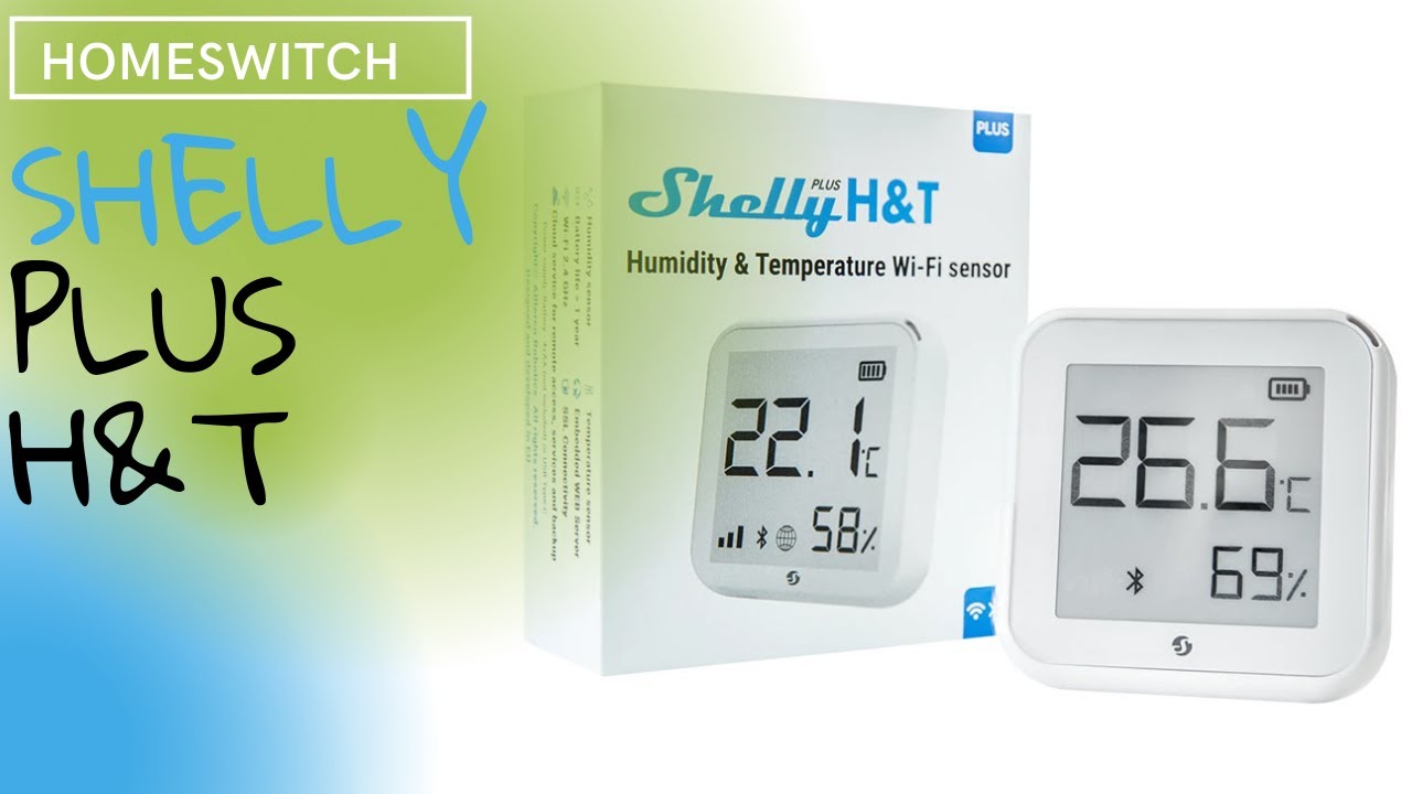 Shelly Plus H&T - Czujnik temperatury i wilgotności