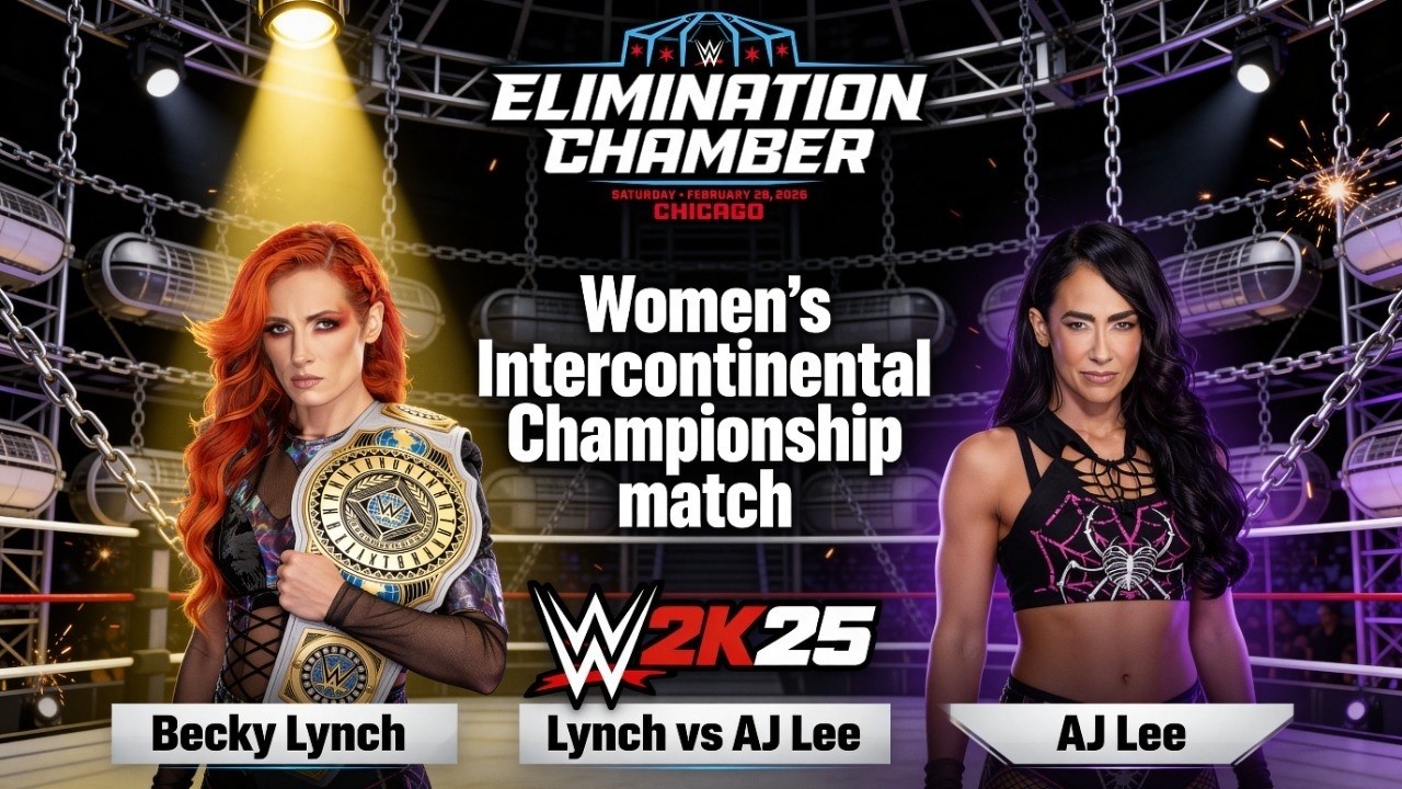 FULL MATCH: Becky Lynch vs AJ Lee — Women’s Intercontinental Championship: Elimination Chamber 2026