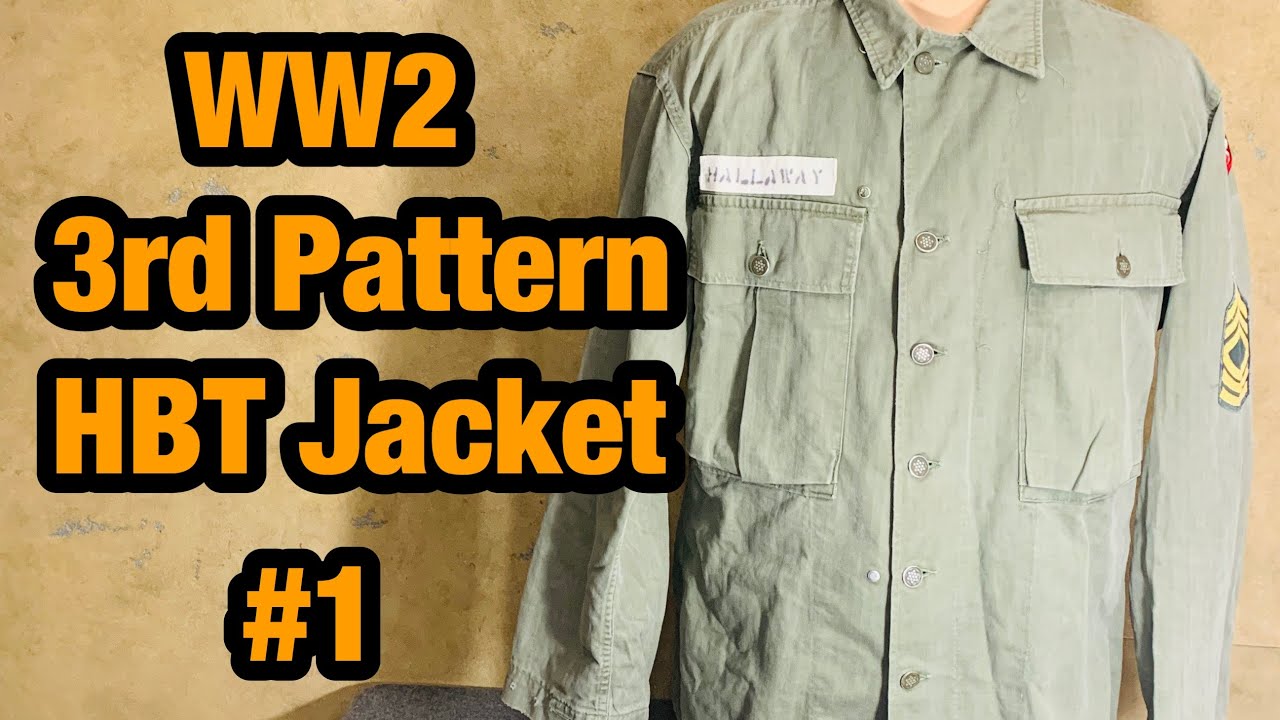 WW2 US Gear HBT Jacket 3rd Pattern #073