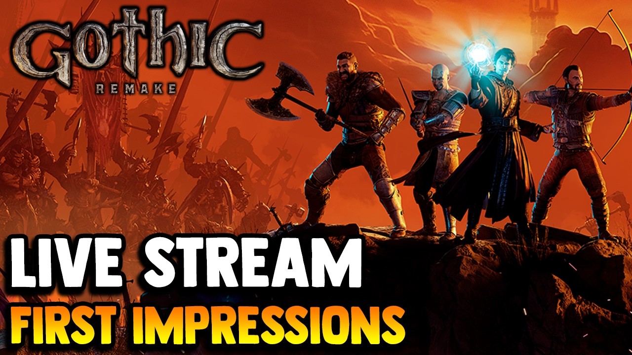 They Remade one of my FAVORITE GAMES OF ALL TIME! | Gothic Remake Livestream