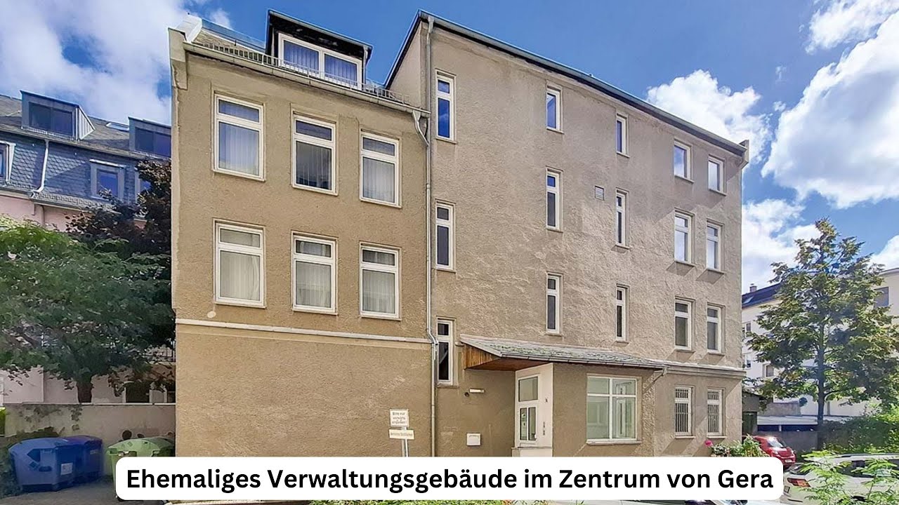 Videobesichtigung ehemaliges Verwaltungsgebäude in Gera