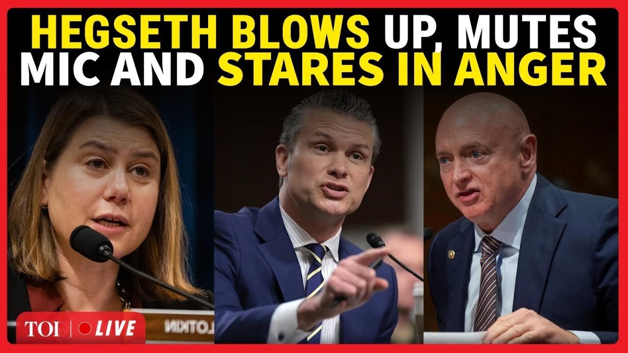 US Senate LIVE: ‘Save The Lecture’: Pete Hegseth Explodes, Turns Off Mic During Fiery Testimony