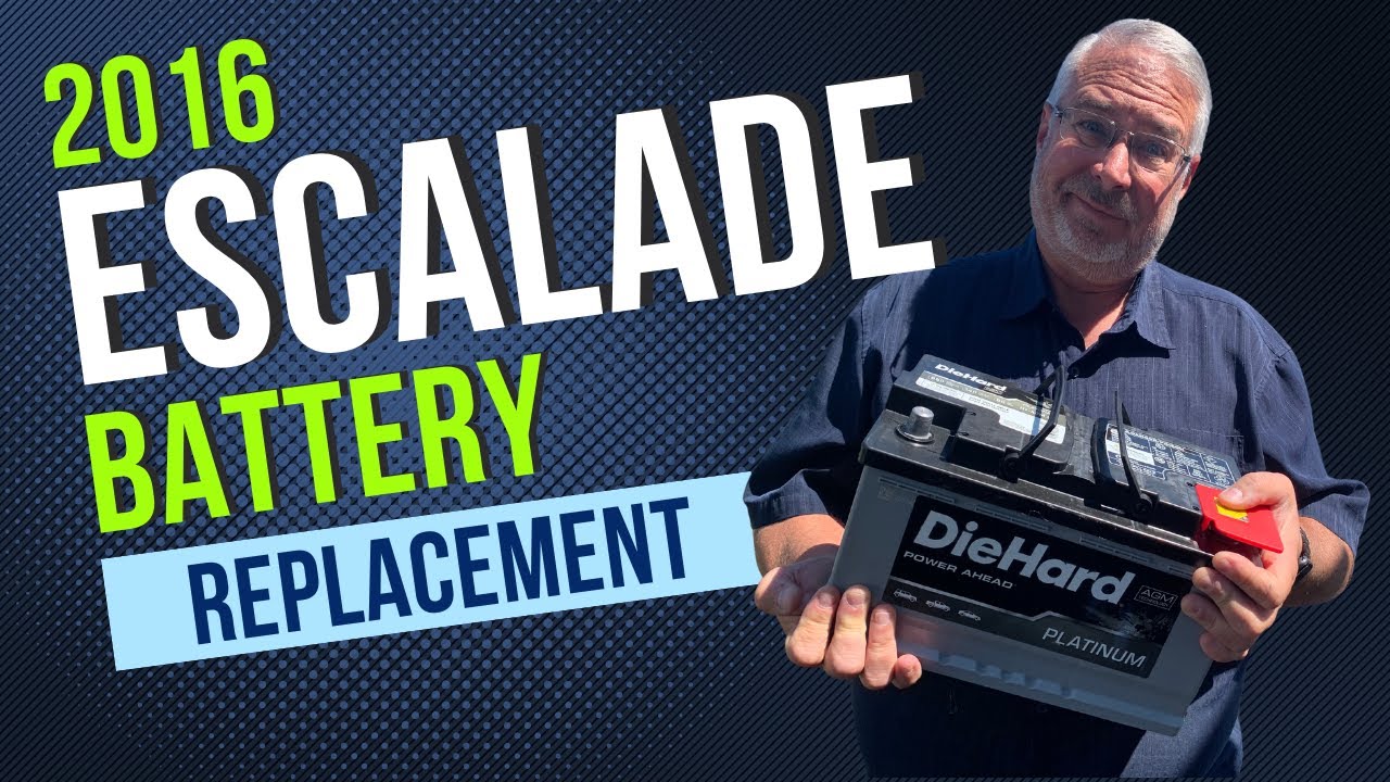 2016 Escalade Platinum Battery Replacement   #Fixitwarrior