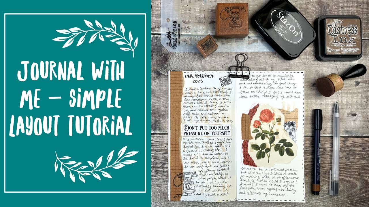 Journal With Me | Simple Layout Tutorial