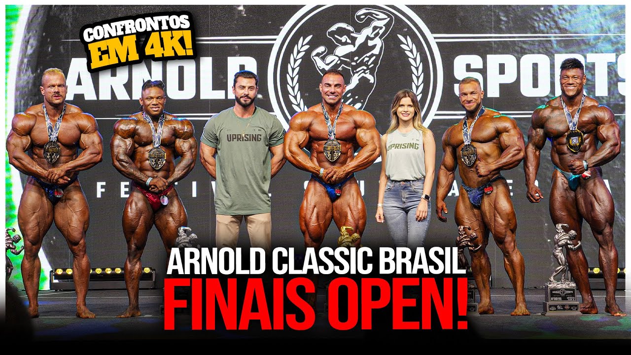 FINAIS OPEN ARNOLD CLASSIC BRASIL!! | *confrontos em 4k*