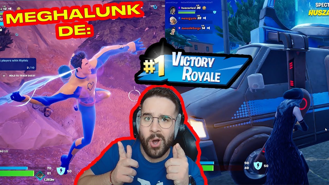MEGHALTUNK, de NYERTÜNK a Fortnite-ban! Hogy? | Fortnite TRIÓ w/ Gyula, Levi és Gergő