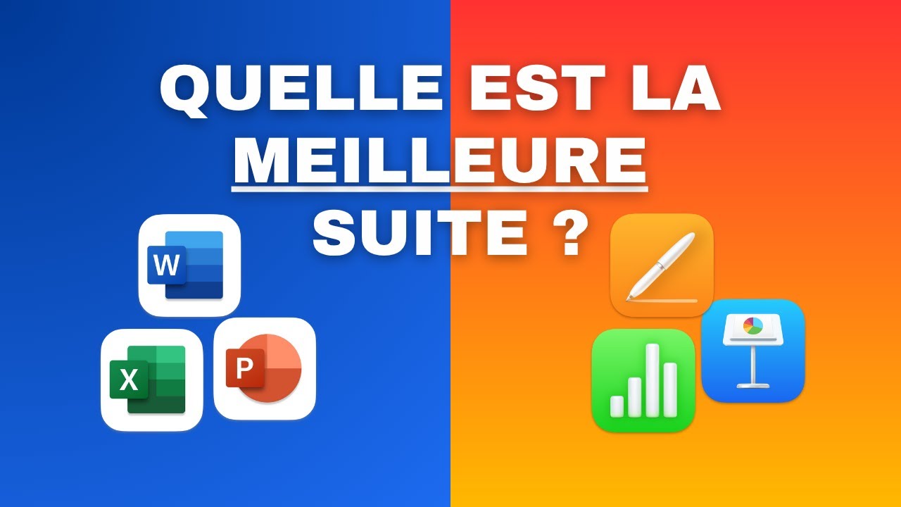 Microsoft Office vs Apple Pages, Numbers et Keynote : quelle suite choisir pour Mac ?