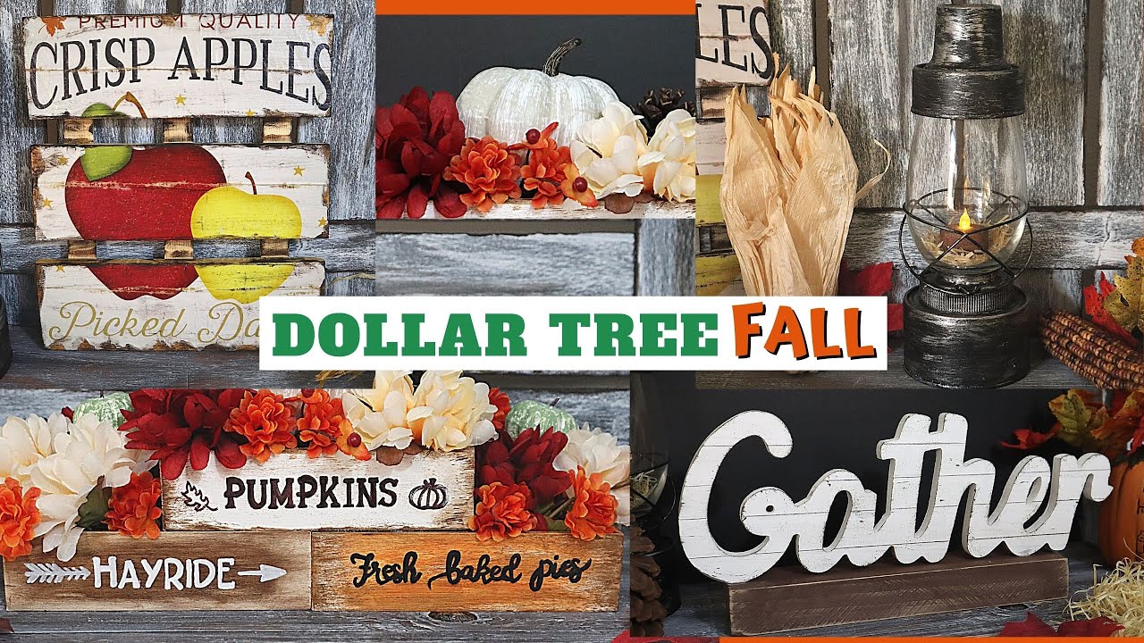 GORGEOUS DOLLAR TREE FALL 2020 DIYS/FARMHOUSE HOME DECOR/HIGH END DOLLAR TREE DIY/HOT HUMBLE PIE