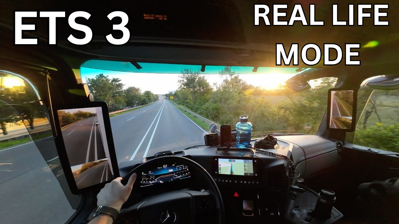 ETS 3 in real Life | Truck driving with Mercedes Actros MP5 | SCHLEIDEN |