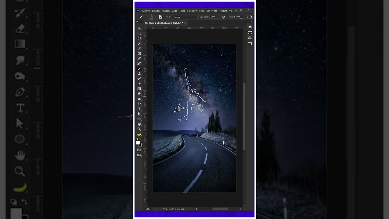 😱 GRATIS | Pinceles trueno en Adobe Photoshop 2023💜