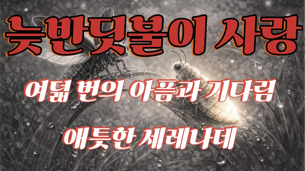 늦반딧불이 사랑 #작사부피에 #작곡부피에&ai #노래ai #사랑노래 #반딧불이 #감성발라드 #주제곡 #동화