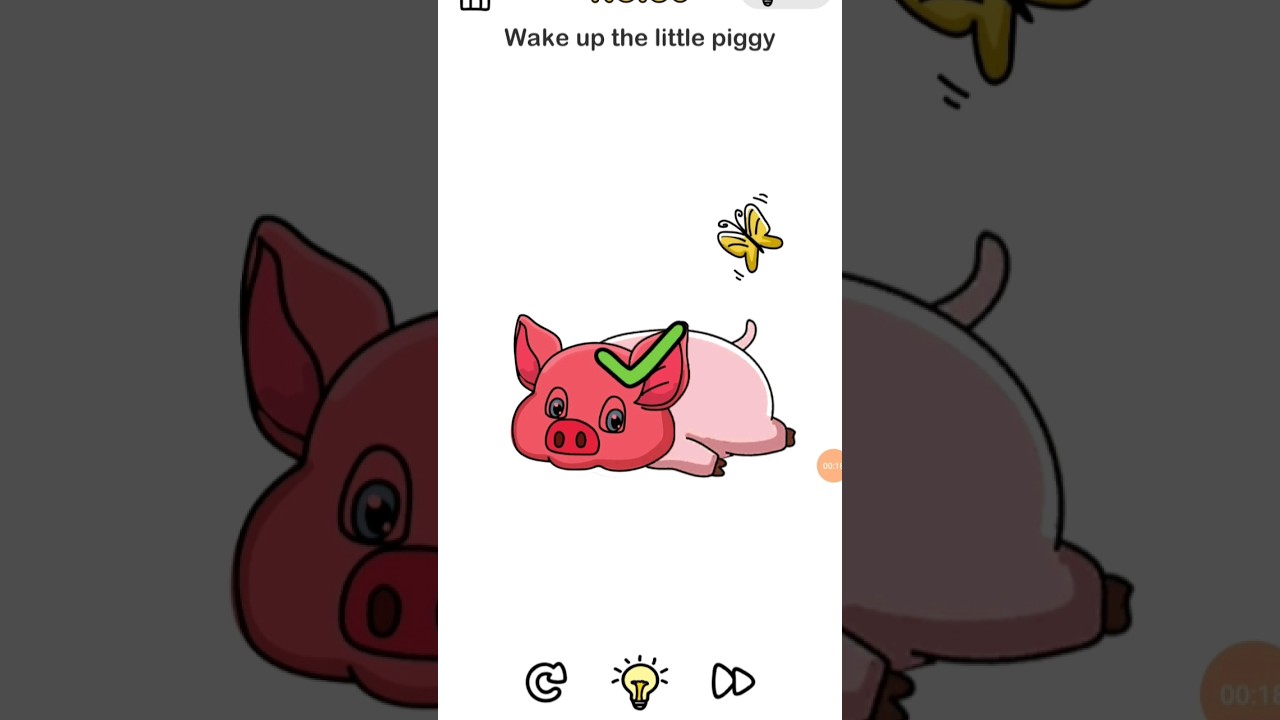 Brain out | leval 50 | wake up the little piggy 🐷 || #shorts #brainout #piggy