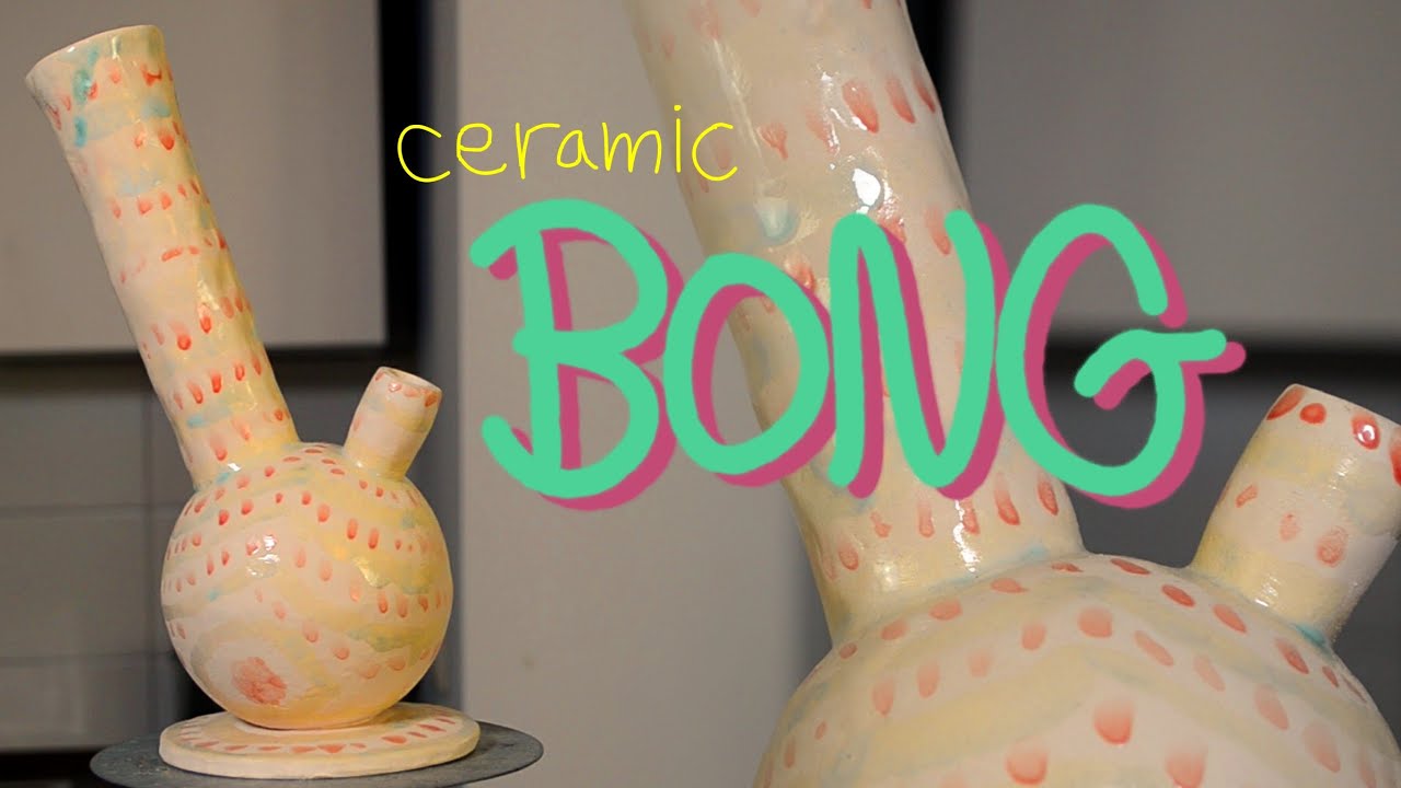 quick minimal ceramic bong design.