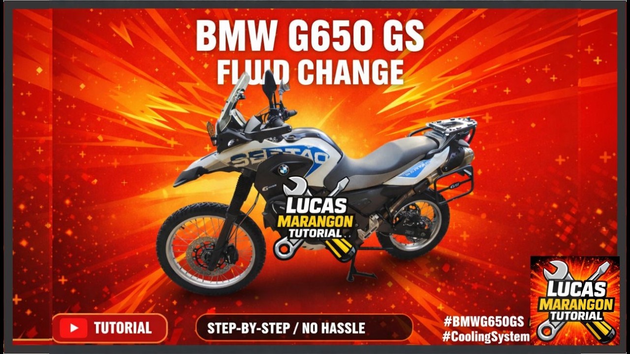 BMW G650 GS: Cleaning and Changing Radiador Fluid ( F650 , Dakar e Sertão )