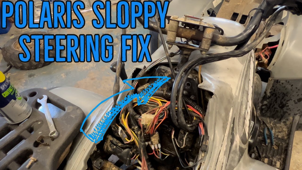 How To Change Polaris Magnum / Sportsman Steering Stem Bushing 325 500 Sloppy Steering