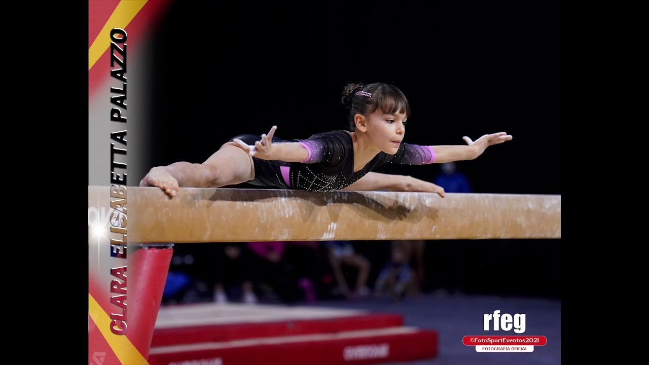 Clara Palazzo, Campeonato de España de gimnasia artística. Navarra Arena Diciembre 2021 - Pamplona