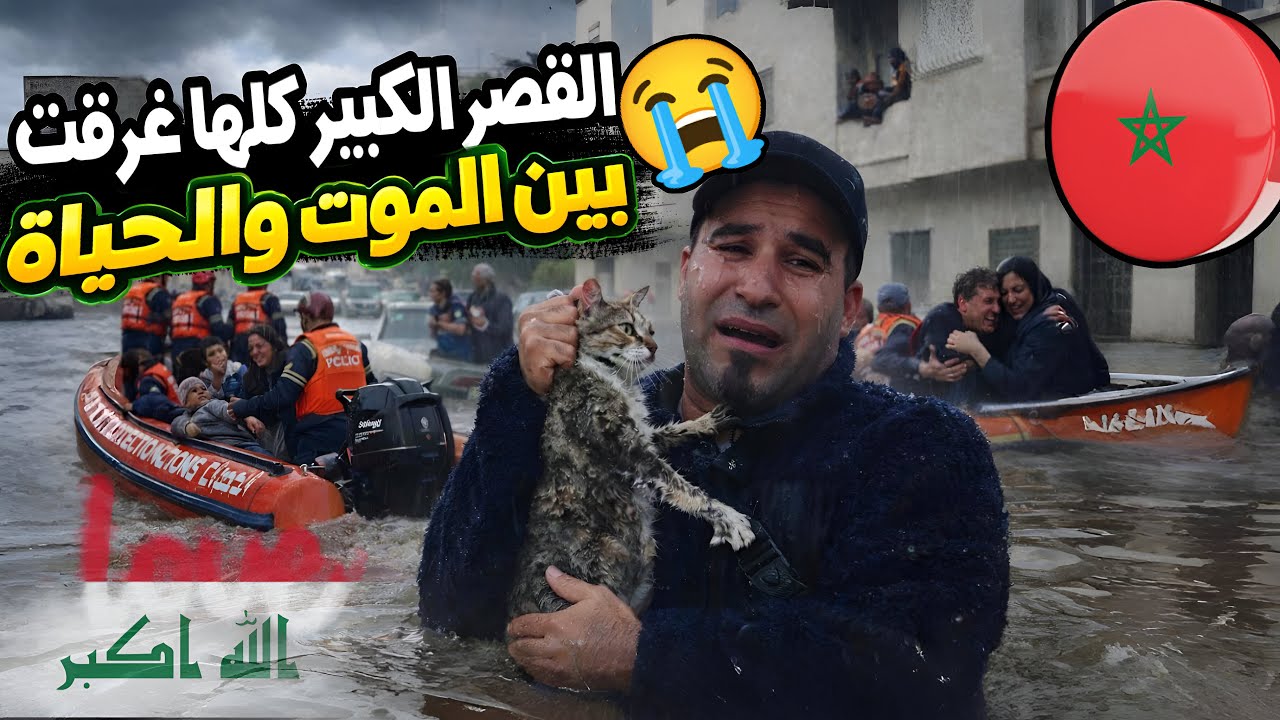 ناس حصلين ماقدرينشي يخرجو القصر ولات بحر فيضانات 🙀