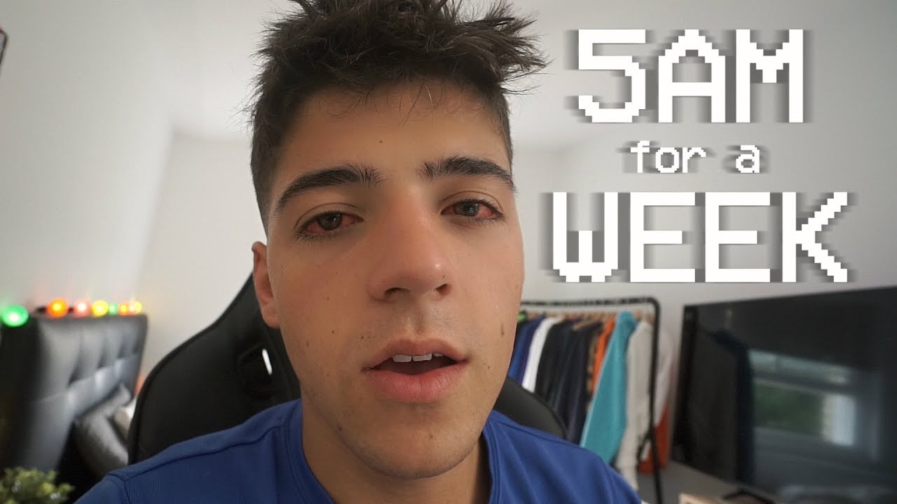 Waking up at 5AM for a WEEK
