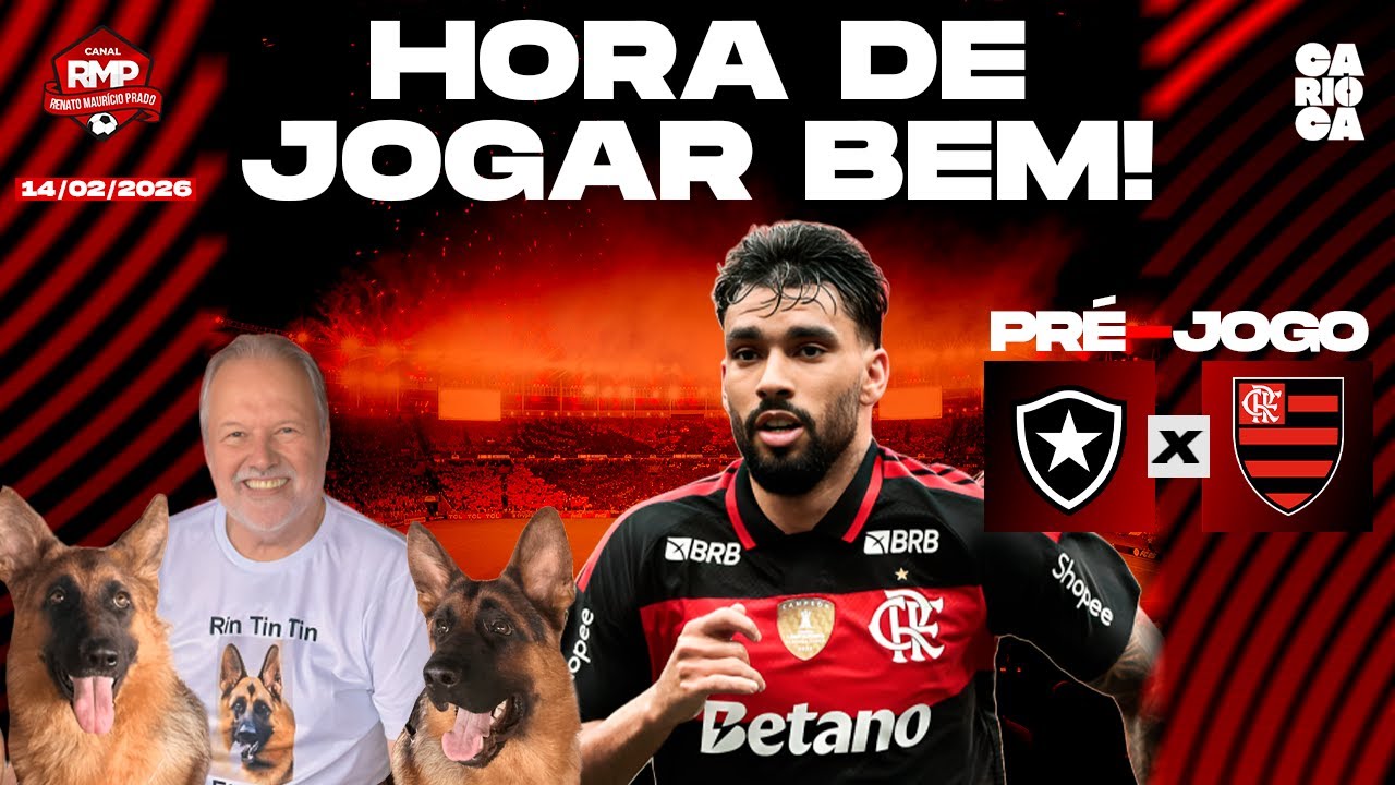 DIA DE VOLTAR A JOGAR BEM. FLAMENGO TEM OBRIGAÇÃO DE VENCER O BOTAFOGO