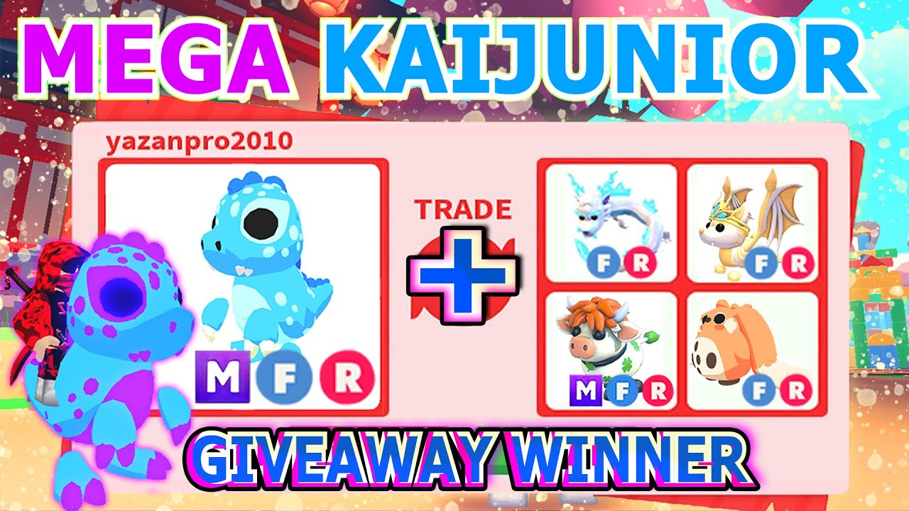 TRADING *NEW* MEGA KAIJUNIOR 🐉🔥  IN THE NEW CHERRY BLOSSOM FESTIVAL IN ADOPT ME 🌸 (ROBLOX)