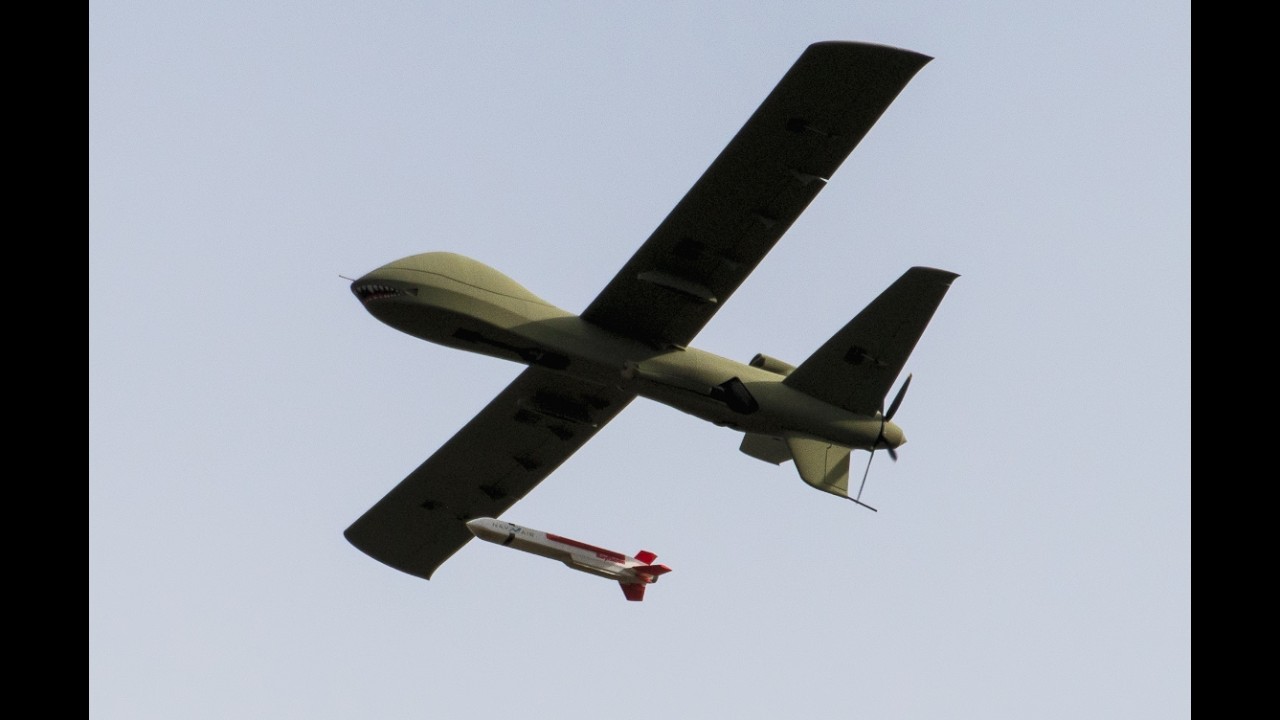 3D Printed Mojave Drone Launching 3D Printed Cruise Missile over Silent Electric Fliers of San Diego