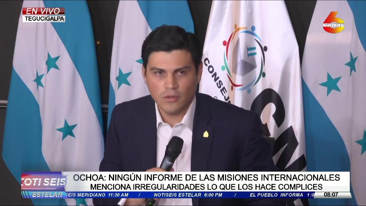 Declaraciones de Marlon Ochoa, consejero del CNE