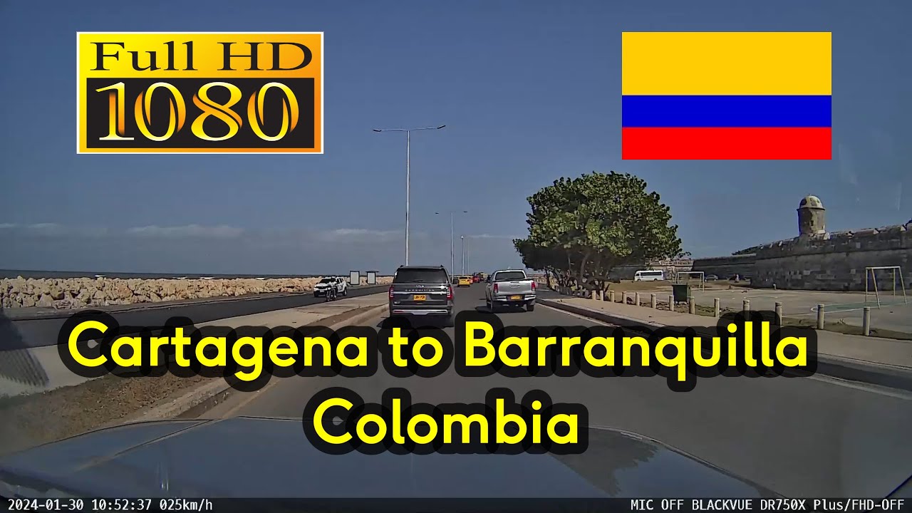 229.  🇨🇴 Drive from Cartagena to Barranquilla - Colombia