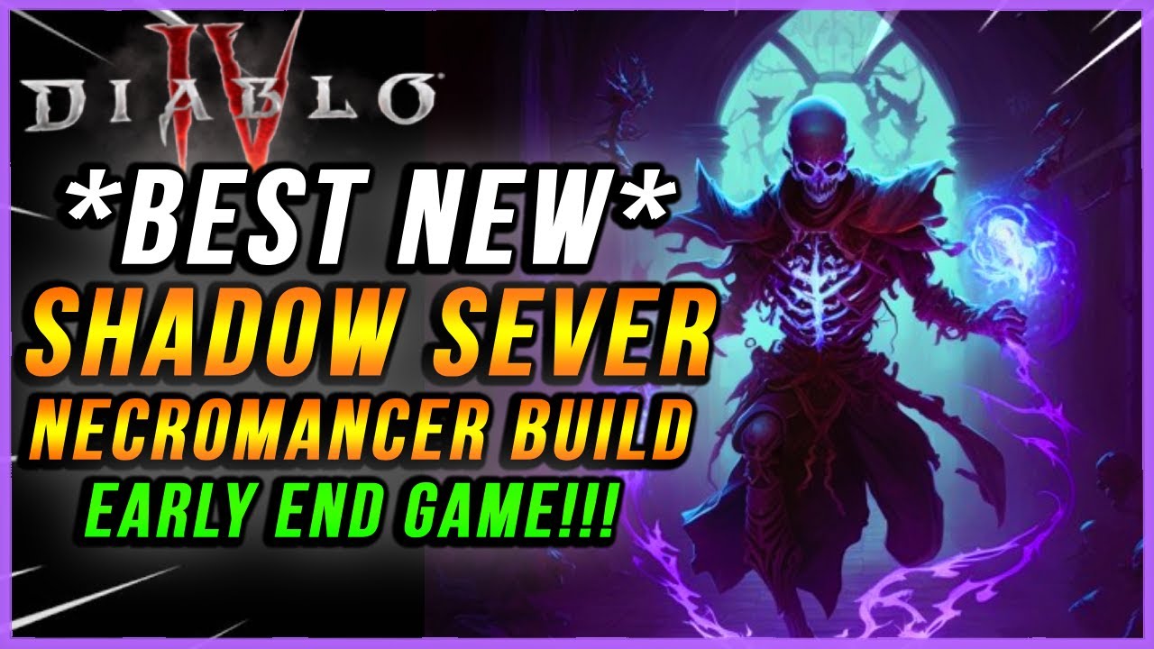 Diablo 4 Shadow Sever Necromancer Build Guide Season 1!