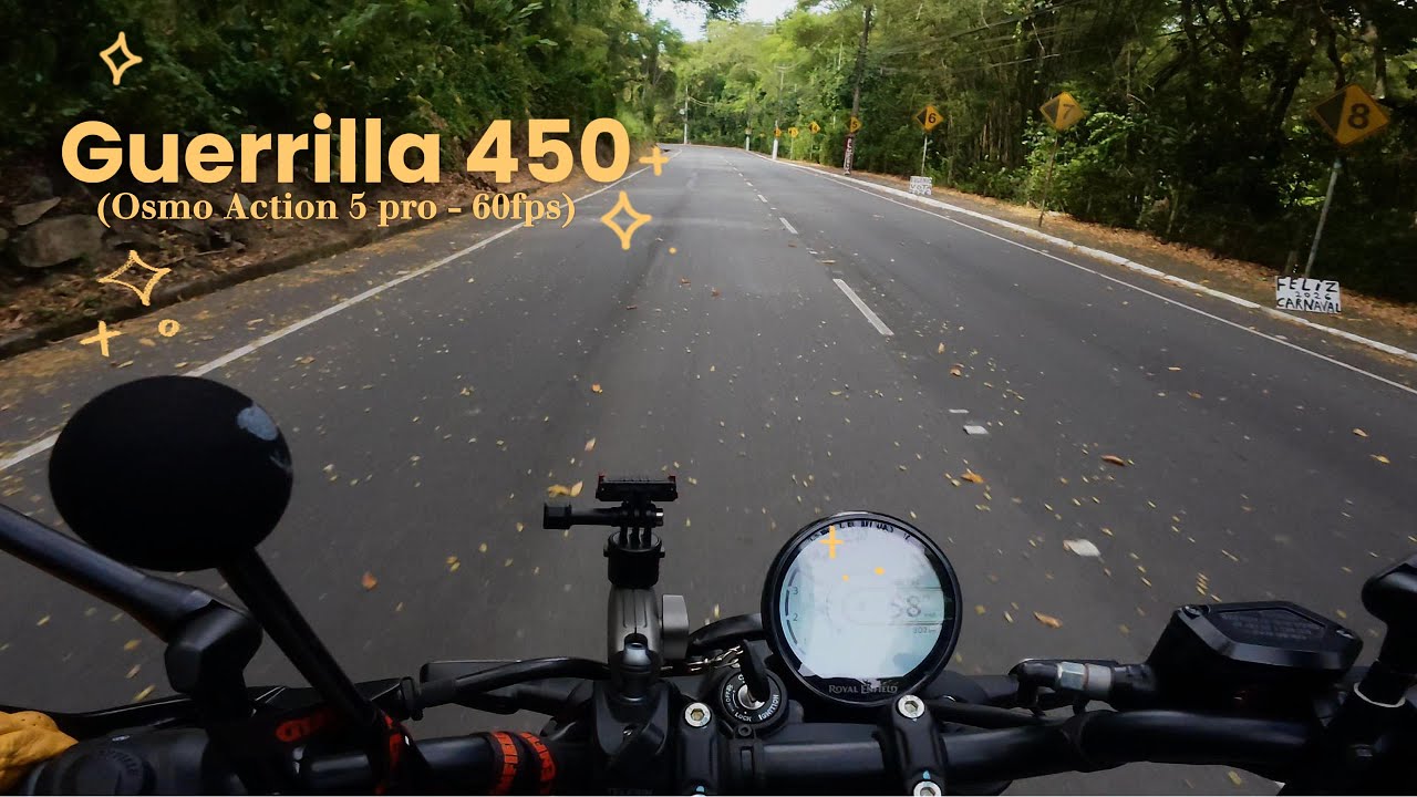 Guerrilla 450 - Royal Enfield - Osmo Action 5 pro - 60fps - Jan 26