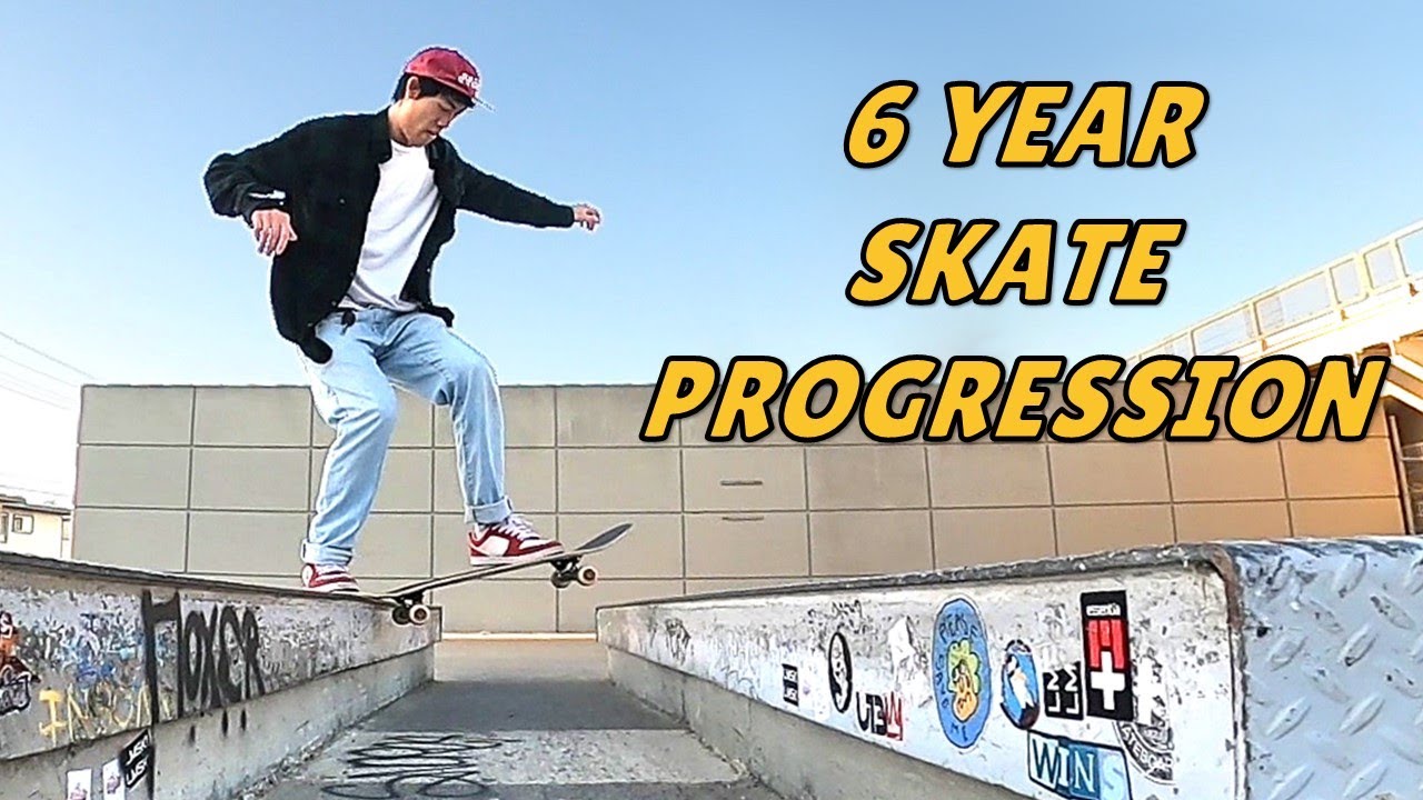 6 Years of Skateboarding Progression