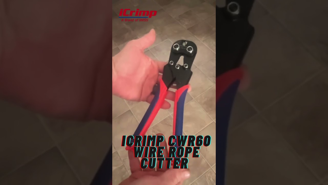 Effortless Cutting for Your Next Project | iCrimp Wire Rope Cutter in Action!