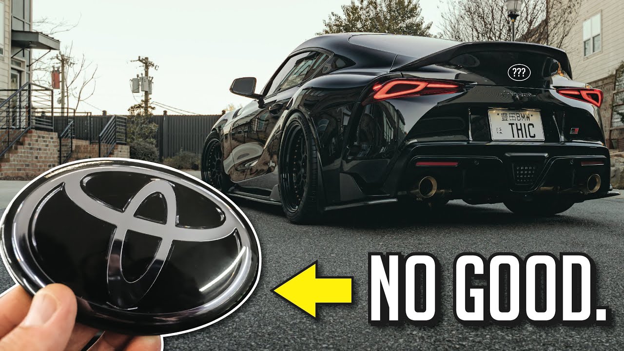WE MADE CUSTOM TOYOTA SUPRA BADGES! (Nobody has these)