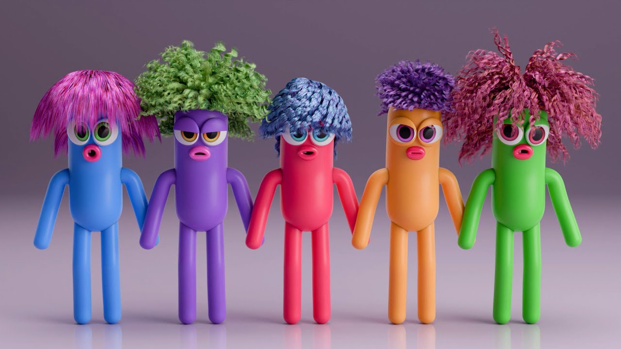 Sausage Colors Dance Party 🎉 - Fun Kids Songs with Mini Sausage