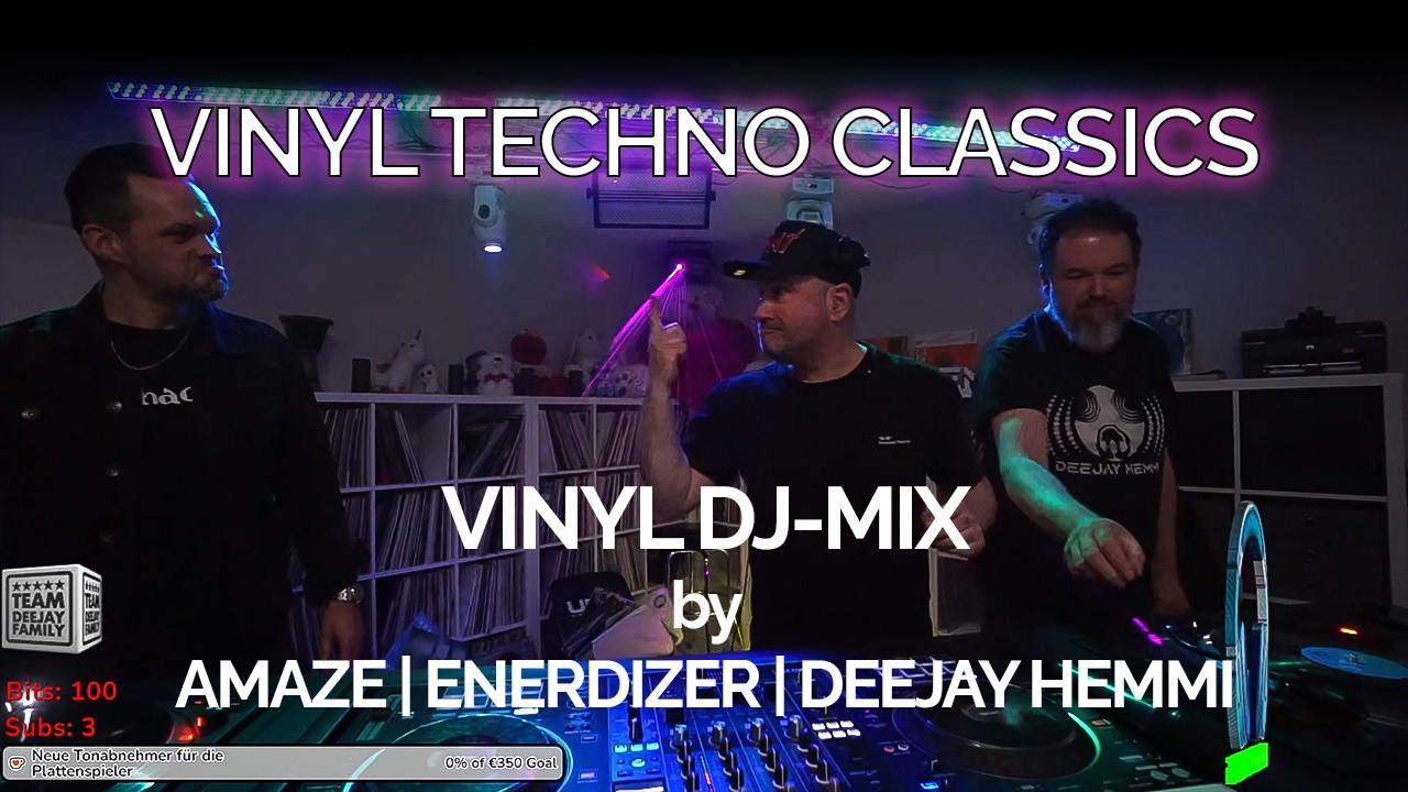VINYL TECHNO CLASSICS | 4h DJ-MIX by AMAZE, ENERDIZER & DEEJAY HEMMI | January 2026