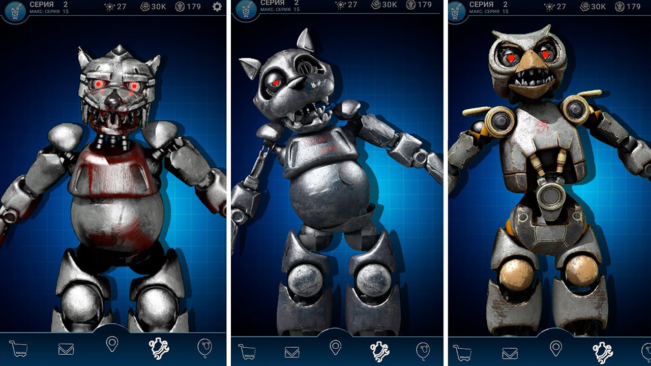 FNAF AR- CASE ANIMATRONICS - Workshop animations compilation / compilación #shorts