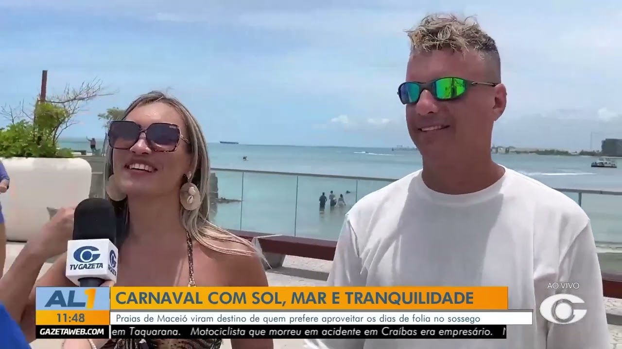 Praias de maceió movimentam segunda de carnaval - 16/02/2026