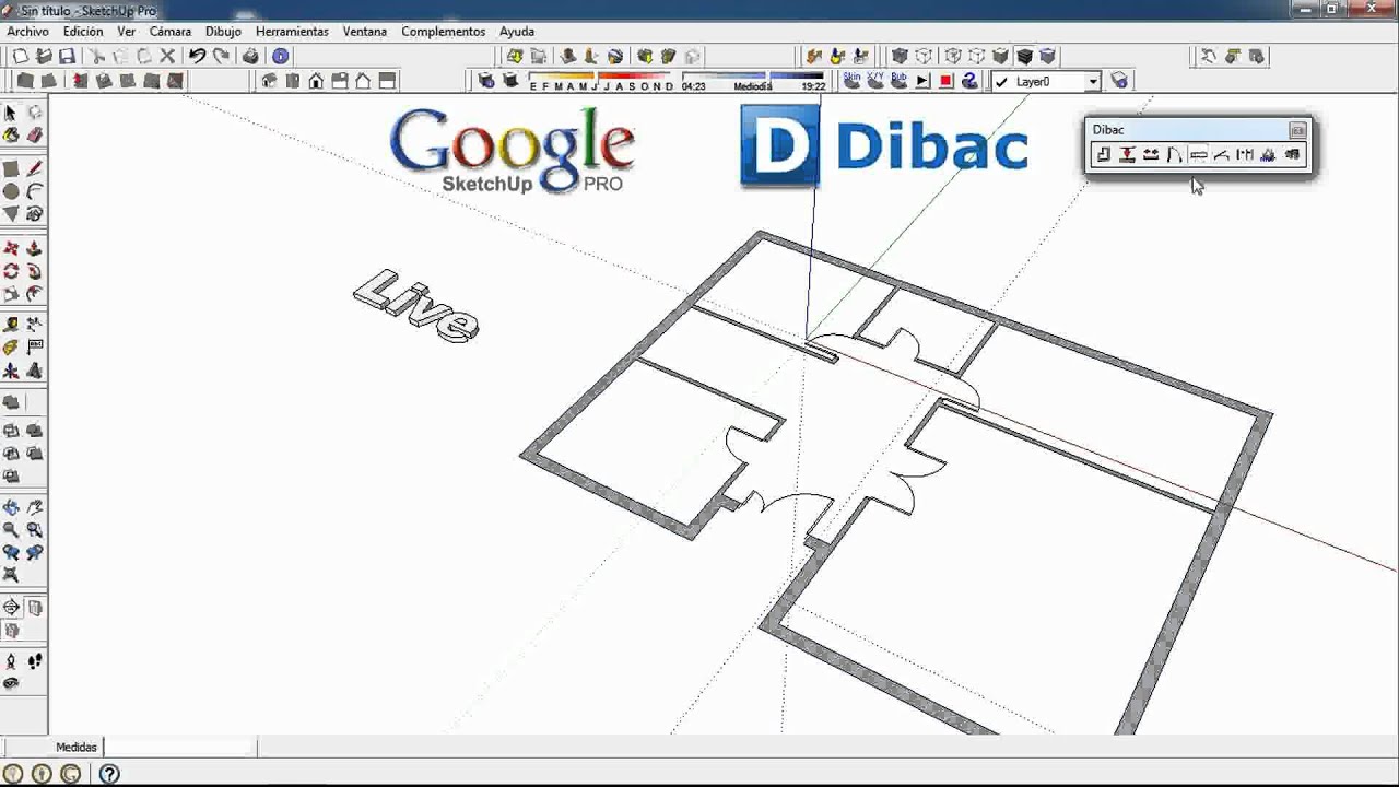 2/4 DIBAC Cad 2D+3D GOOGLE SKETCHUP Plugin