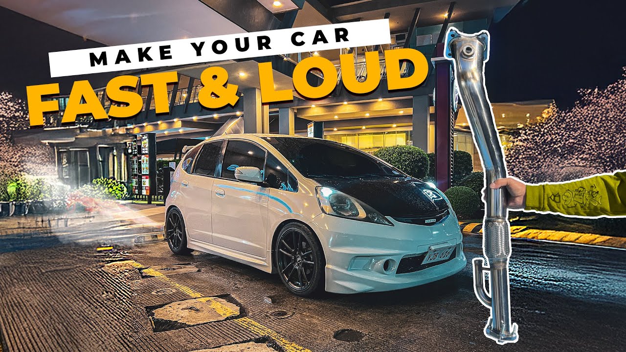 HOW TO MAKE YOUR CAR FASTER & LOUDER! || DOWNPIPE INSTALLATION - Exhaust Upgrade pt. 2 (BISAYA VLOG)