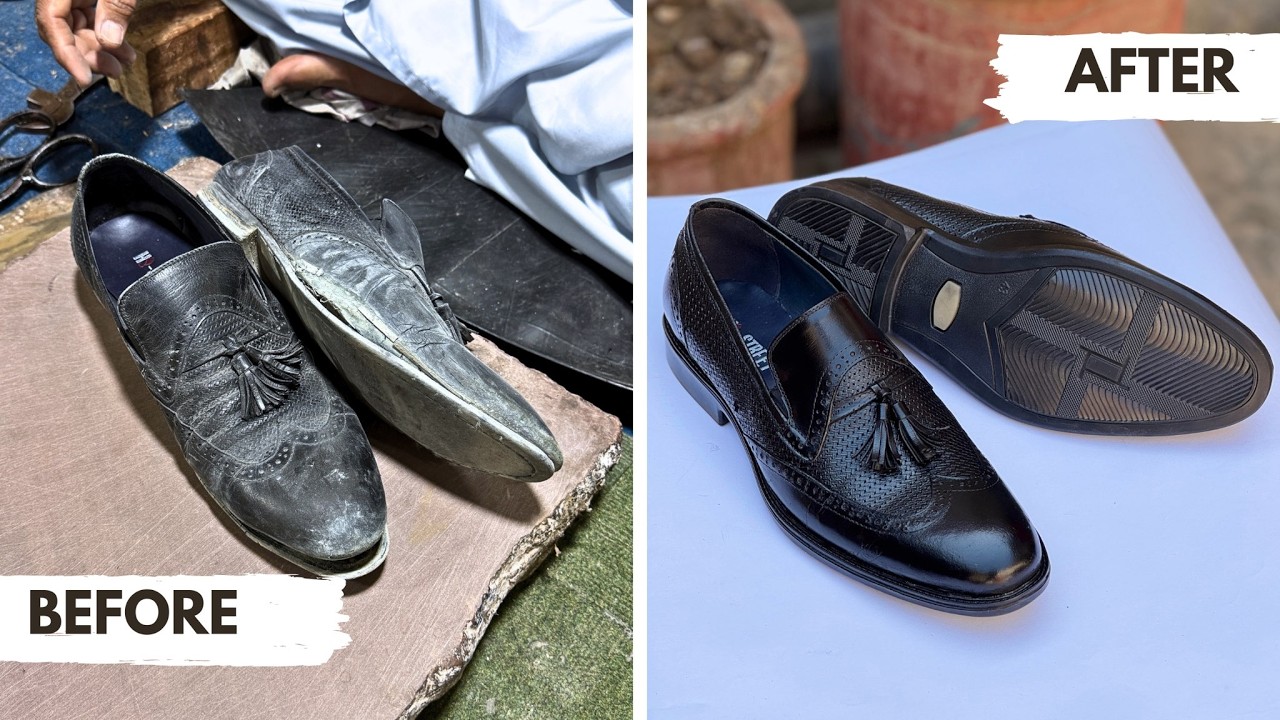 Restoring 6-Year-Old Loafers Into New Shoes | Handmade Shoe Repair & Transformation
