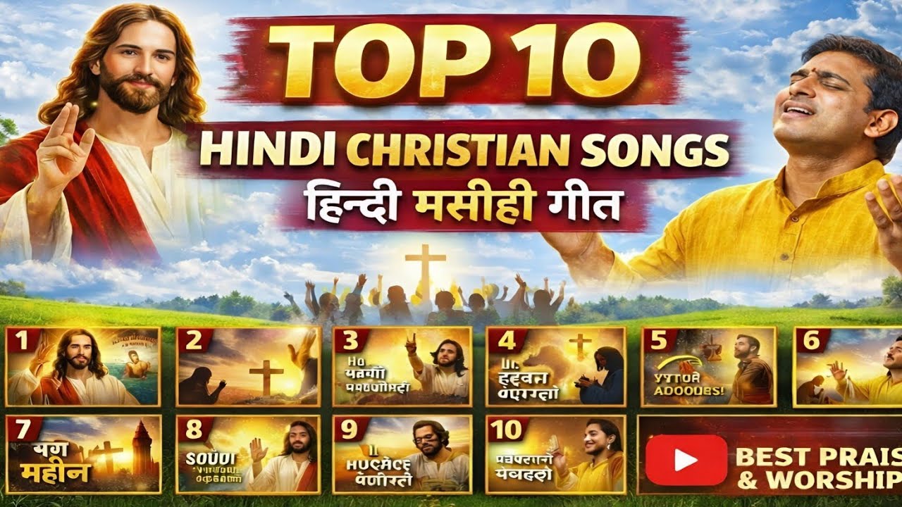 Top 10 Hindi Christian Songs 2026 🔥 | Nonstop Masihi Geet | Yeshu Worship Jukebox | Prabhu Mahaan