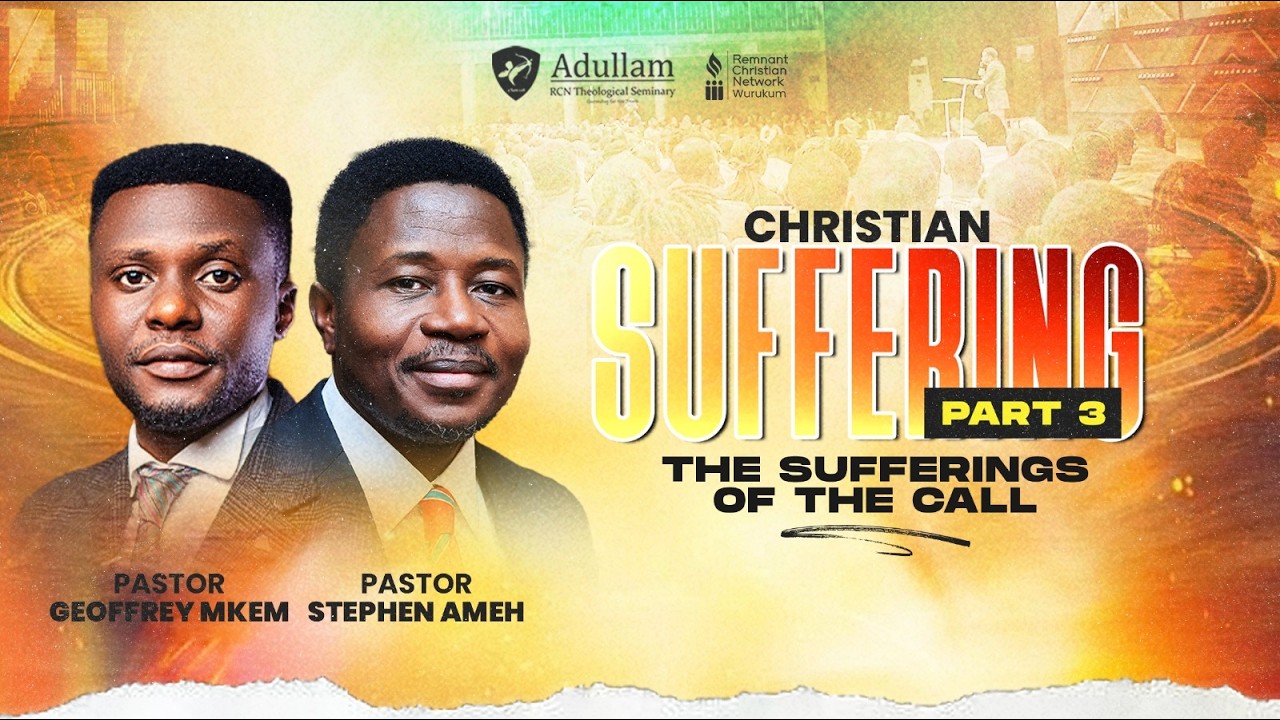 RESTORATION SERVICE || CHRISTIAN SUFFERING || PT. 3 || PST. GEOFREY MKEM || 15TH  MARCH, 2026.
