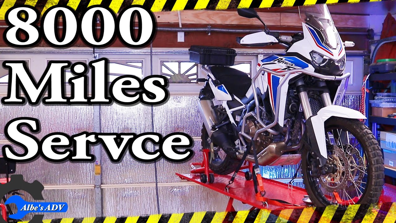Africa Twin 8000 miles service