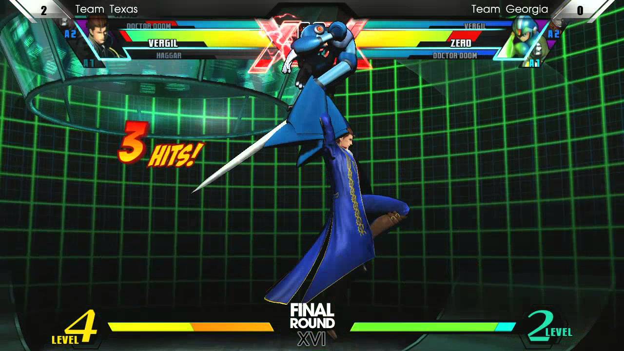 UMVC3 Team Texas vs Team Georgia - Curleh Mustache Battle Royale - Final Round XVI