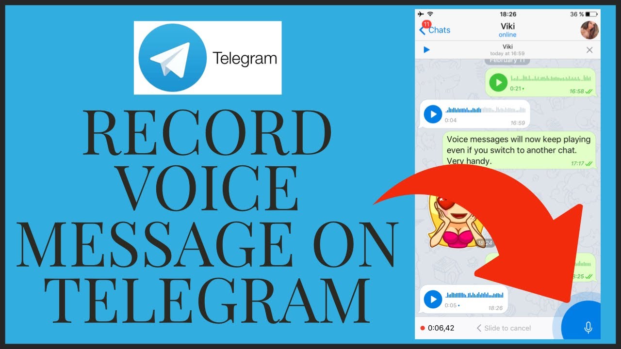 How to Record and Send Voice Message in Telegram ? 2021 (android)