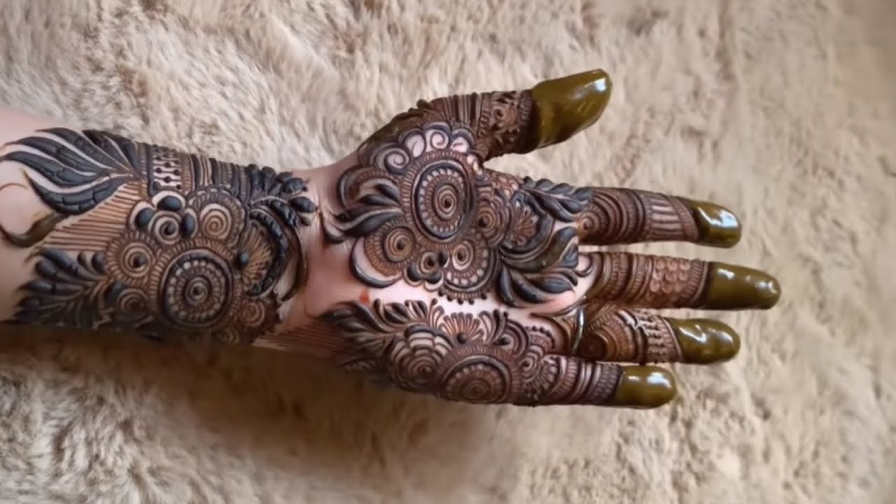 Dubai mehandi design #dubaimehndi #trendinginstagramreels #ressl #weddingreels #weddingreception