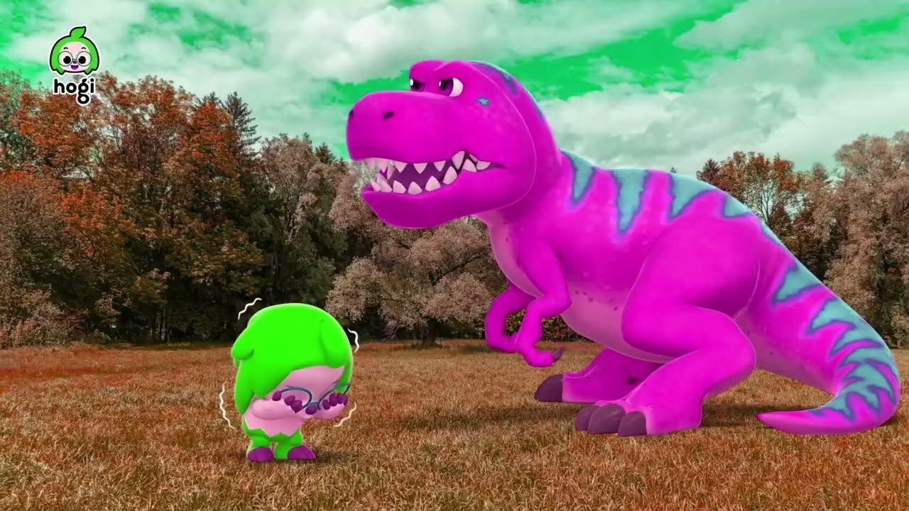 Dino got ANGRY at HOGI!! | HOGI PINKFONG | Sponsored by: Klasky Csupo 2001 Effects