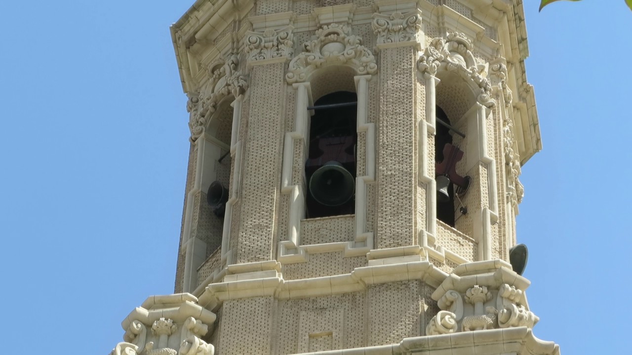 Catedral del Pilar. Volteo general de campanas. Zaragoza Cloches Glocken Bells
