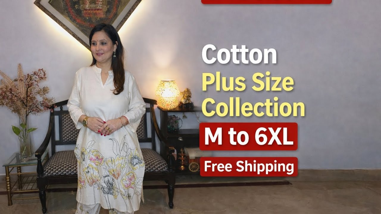 Cotton Plus Size Collection | M to 6XL | Live Sale Free Shipping | Girls Closet by Reena Gaur#shorts